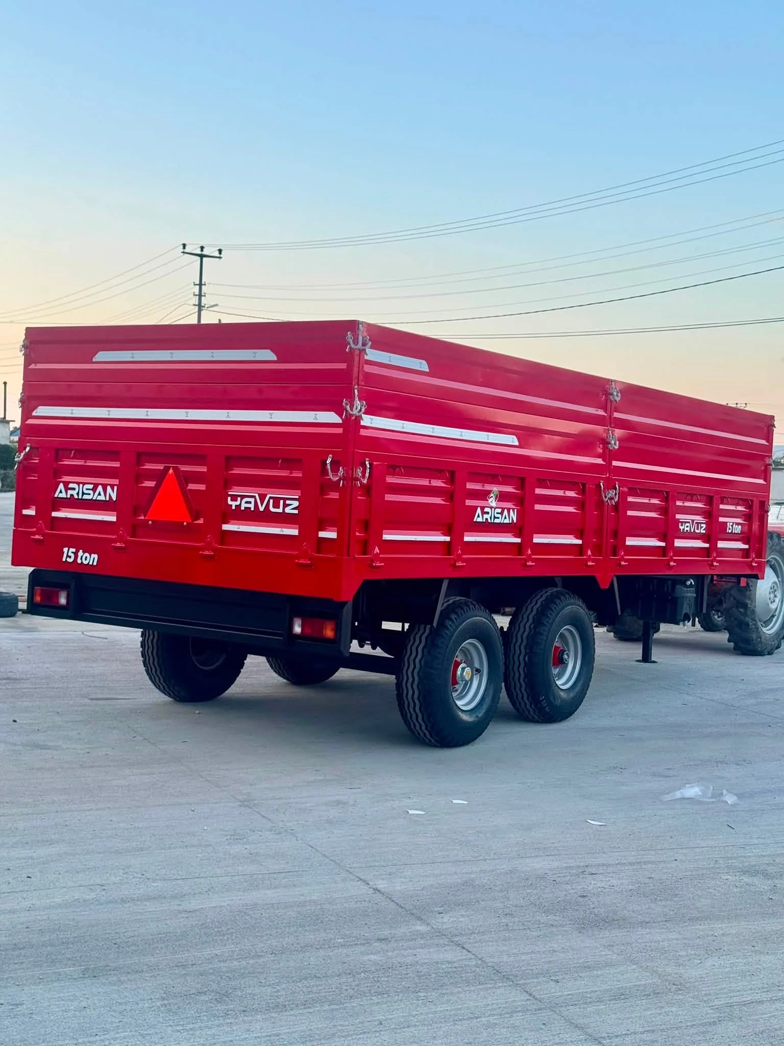 Yavuz 15 Ton Çift Dingil Römork
